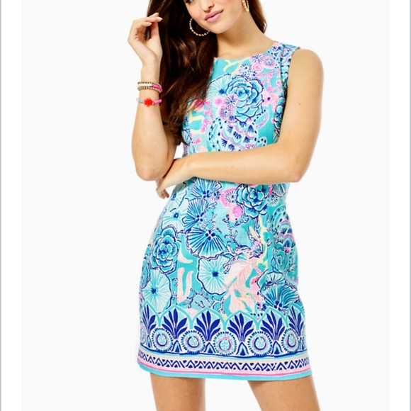 🆕️ Lily Pulitzer Mila Sleeveless Shift Dress Once Upon A Tide - Picture 1 of 16